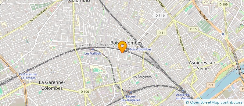 localisation de l'entreprise ATTARDI JACQUES ET ANNIC à BOIS-COLOMBES