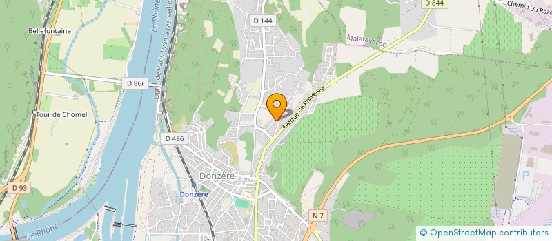 localisation de l'entreprise ATTARI CONSULTING  DONZERE