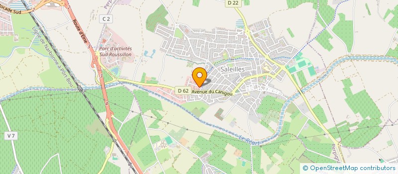 localisation de l'entreprise ATTDH  SALEILLES
