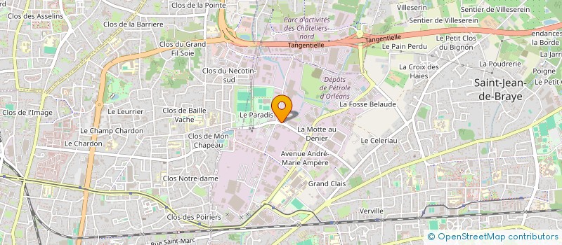 localisation de l'entreprise ATTE.N.I.S.DEVELOPPEMENT CENTRE EURL à ST JEAN DE BRAYE
