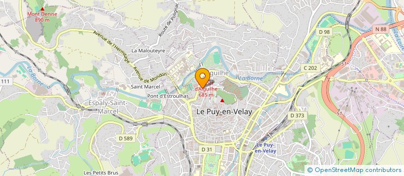 localisation de l'entreprise ATTEGIA à AIGUILHE