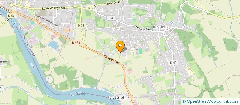 localisation de l'entreprise ATTEGIA à REYRIEUX