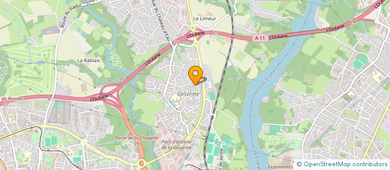 localisation de l'entreprise ATTEGIA DEVELOPPEMENT  LA CHAPELLE-SUR-ERDRE