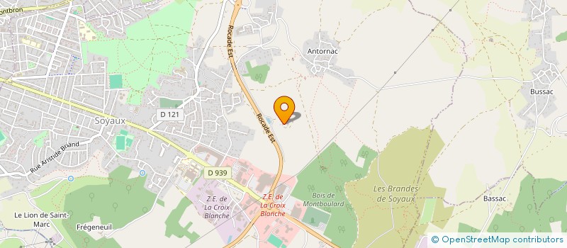 localisation de l'entreprise ATTEL BALADE à SOYAUX