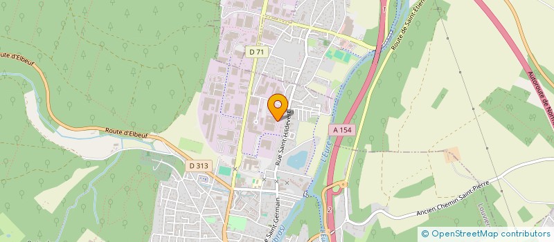 localisation de l'entreprise ATTEL INDUSTRY à LOUVIERS