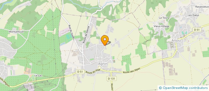 localisation de l'entreprise ATTELAGE à AGNIN