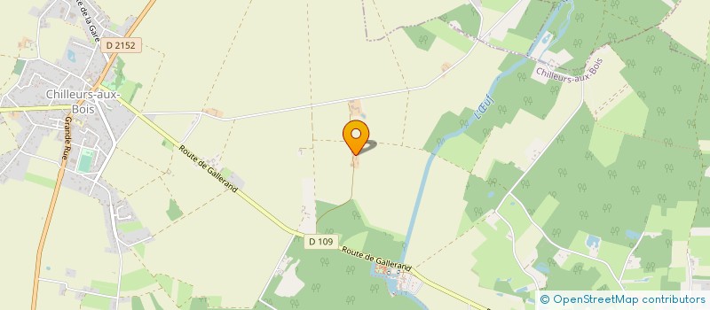 localisation de l'entreprise ATTELAGE DE CHAMEROLLES ADC à CHILLEURS-AUX-BOIS