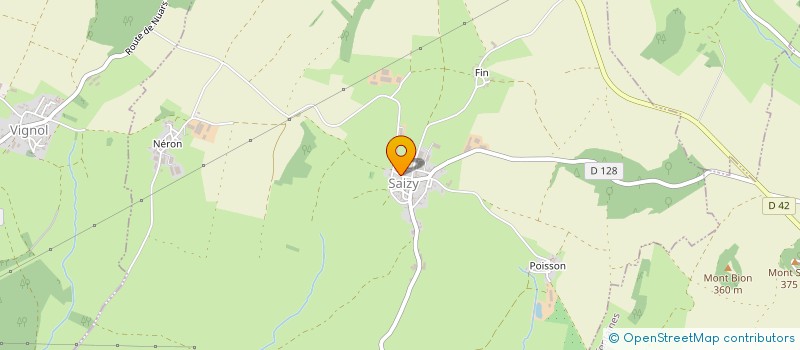localisation de l'entreprise ATTELAGE RANDONNEE MORVAN à SAIZY