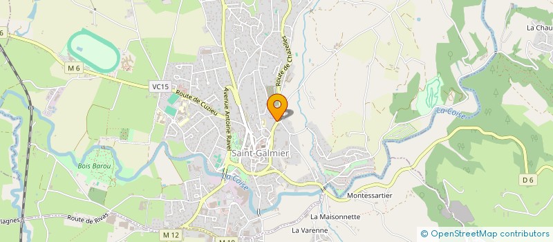 localisation de l'entreprise ATTELAGE, SELLE ET LOISIRS DE CUZIEU  CUZIEU