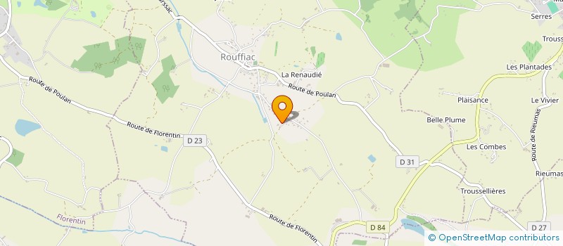 localisation de l'entreprise ATTELAGE TARNAIS à ROUFFIAC