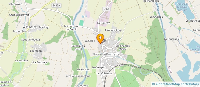 localisation de l'entreprise ATTELAGES DES CAVES AUX CAUX  THORE-LA-ROCHETTE