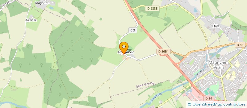 localisation de l'entreprise ATTELAGES ET CULTURES DU GROS ORME  SAINT-GERVAIS