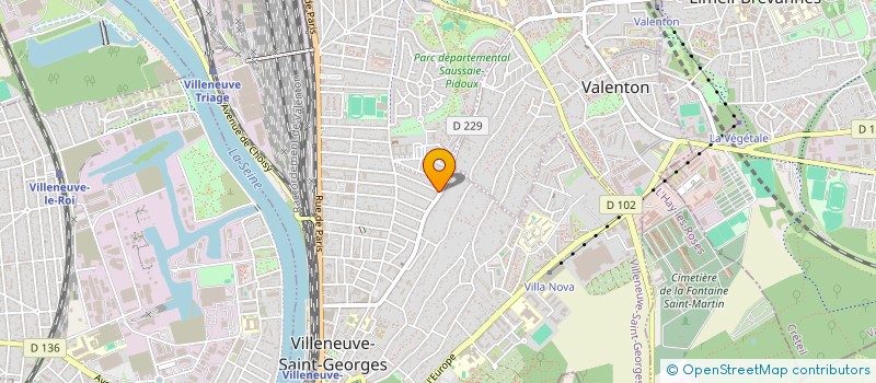 localisation de l'entreprise ATTENTIF PARTENAIRE SERVICES  VILLENEUVE-SAINT-GEORGES