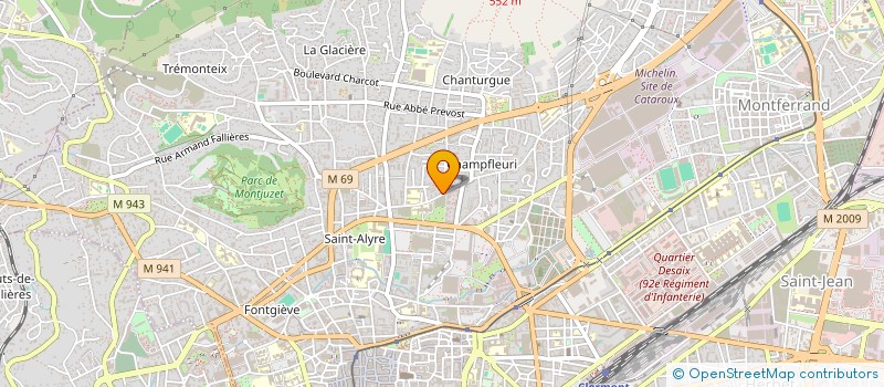 localisation de l'entreprise ATTENTIS  PONT-DU-CHATEAU