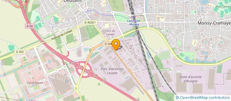 localisation de l'entreprise ATTENTIVE à MOISSY-CRAMAYEL