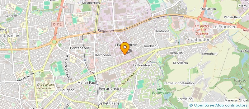 localisation de l'entreprise ATTI IMMO  BREST