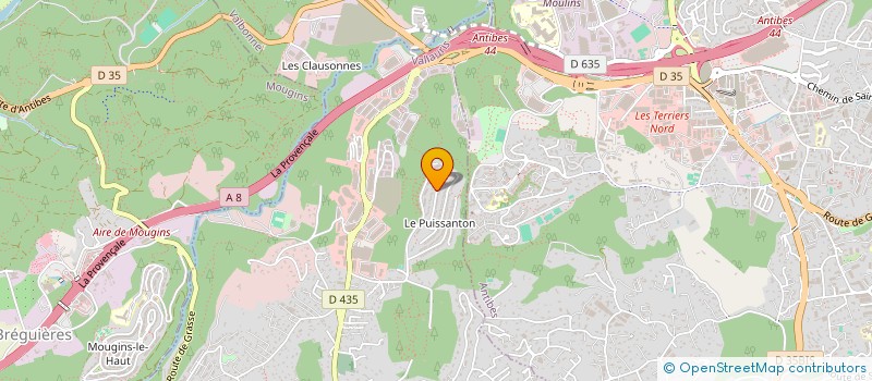 localisation de l'entreprise ATTI'S BIKE  VALLAURIS