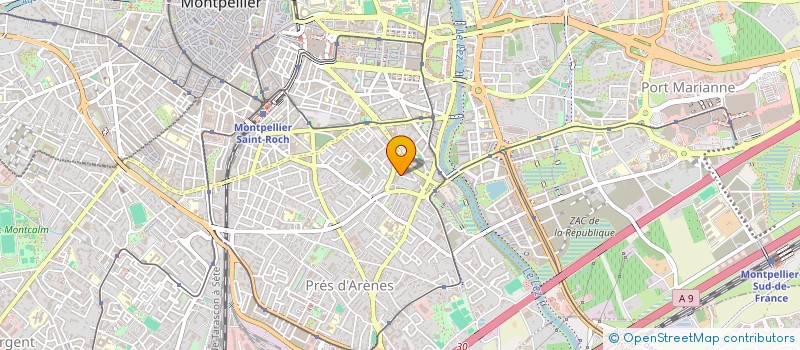 localisation de l'entreprise ATTIA à MONTPELLIER