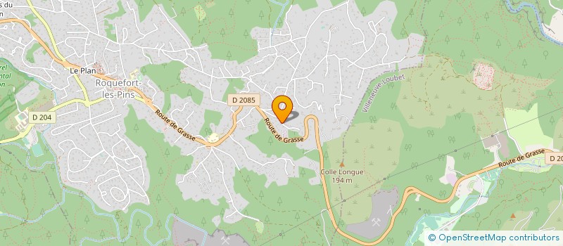 localisation de l'entreprise ATTIA  ROQUEFORT-LES-PINS