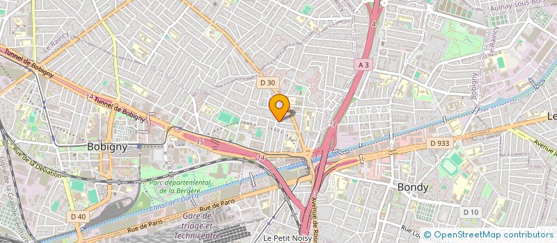 localisation de l'entreprise ATTIA FRUIT  BOBIGNY