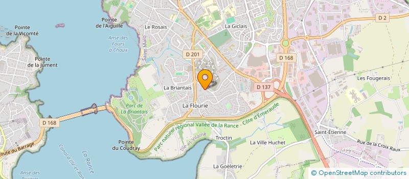 localisation de l'entreprise ATTIC BOURDON  SAINT-MALO
