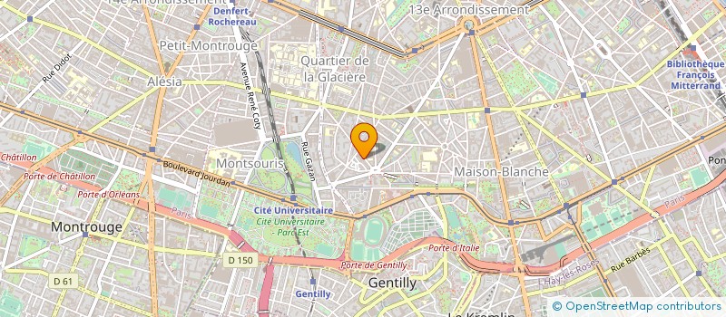 localisation de l'entreprise ATTICA  PARIS