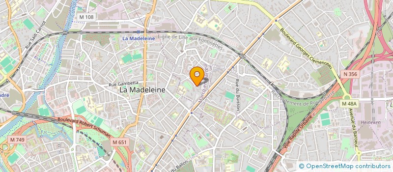localisation de l'entreprise ATTICK à MARCQ-EN-BARŒUL