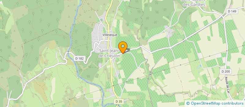 localisation de l'entreprise ATTICUS SERVICES  SAINT-NAZAIRE-DES-GARDIES