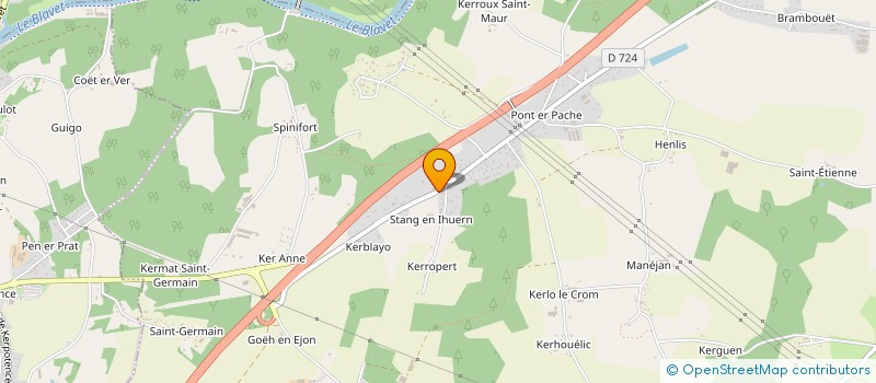 localisation de l'entreprise ATTIEH BECKER  LANGUIDIC