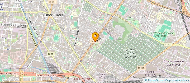 localisation de l'entreprise ATTIG BTP à DRANCY