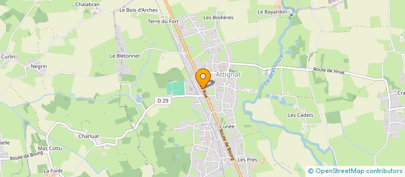 localisation de l'entreprise ATTIGNAT BERNOLLIN IMMOBILIER  ATTIGNAT