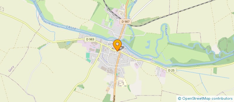 localisation de l'entreprise ATTIGNY DISTRIBUTION à ATTIGNY