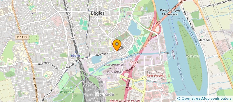 localisation de l'entreprise ATTIK à LE BOUSCAT
