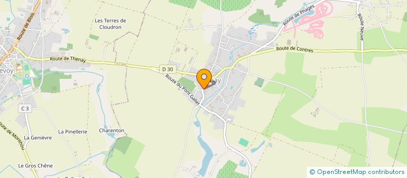 localisation de l'entreprise ATTIK CREATION  LE CONTROIS-EN-SOLOGNE