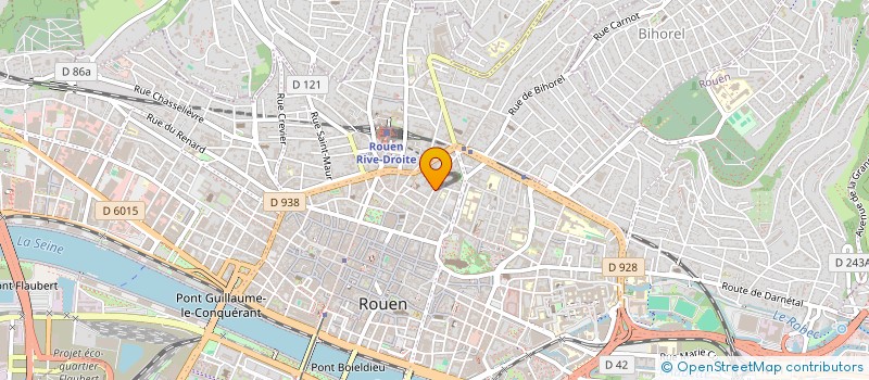 localisation de l'entreprise ATTIKA à ROUEN