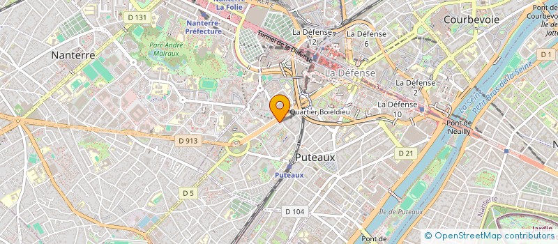 localisation de l'entreprise ATTIKA SARL  PUTEAUX