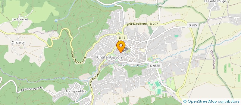 localisation de l'entreprise ATTILA à CHATEL-GUYON
