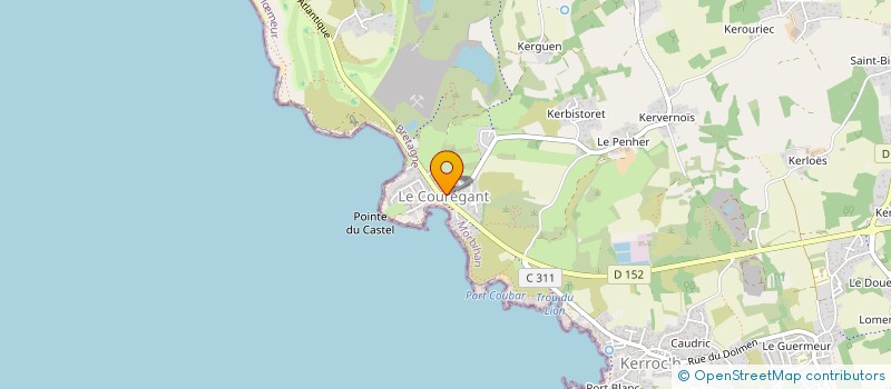 localisation de l'entreprise ATTILA à PLOEMEUR