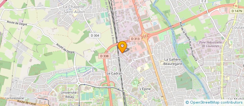 localisation de l'entreprise ATTILA BAT à LA CHAPELLE-SAINT-AUBIN