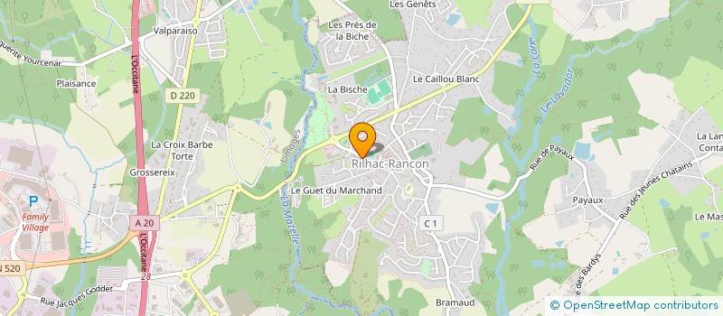 localisation de l'entreprise ATTILA VSM  RILHAC-RANCON