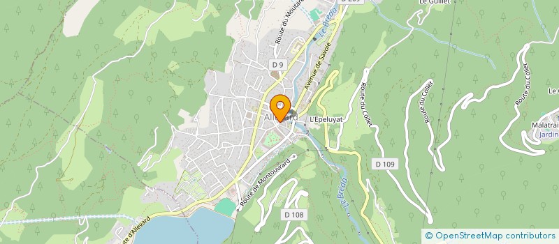 localisation de l'entreprise ATTILEGNO à ALLEVARD