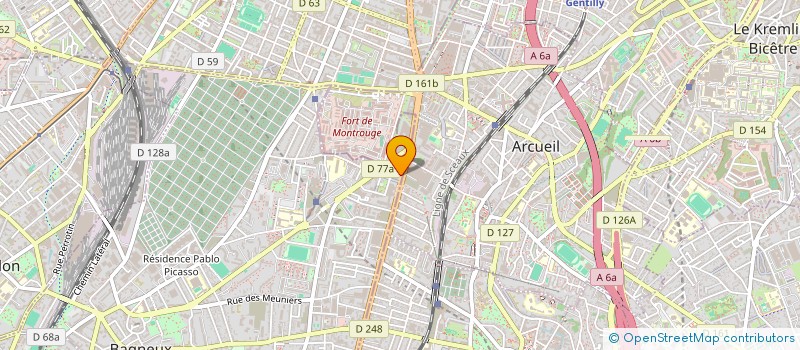 localisation de l'entreprise ATTILIA à BAGNEUX