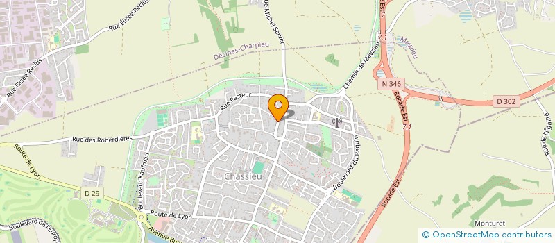 localisation de l'entreprise ATTIMMO  CHASSIEU