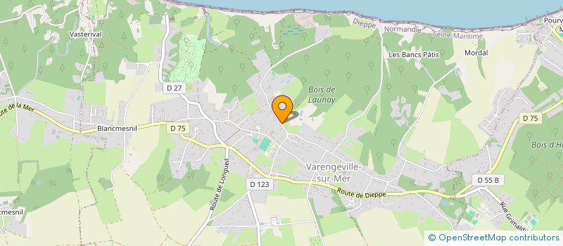 localisation de l'entreprise ATTIQUE à VARENGEVILLE-SUR-MER