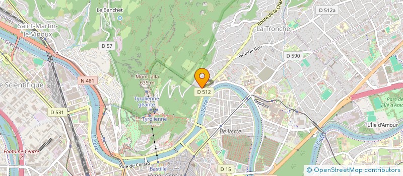 localisation de l'entreprise ATTIRANCE à GRENOBLE