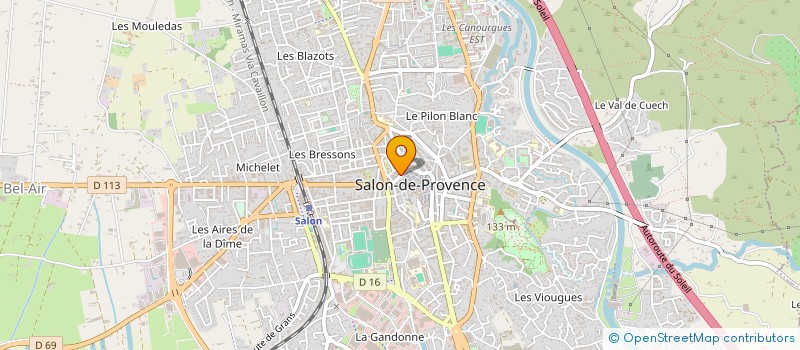 localisation de l'entreprise ATTIRE D'ELLES  SALON-DE-PROVENCE