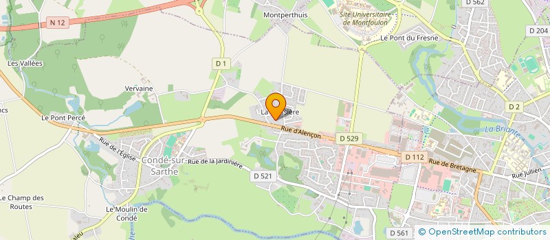 localisation de l'entreprise ATTISE L'ATRE à CONDE-SUR-SARTHE
