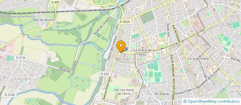 localisation de l'entreprise ATTISY à CAEN