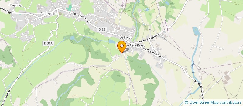 localisation de l'entreprise ATTITUD FORM  HEYRIEUX