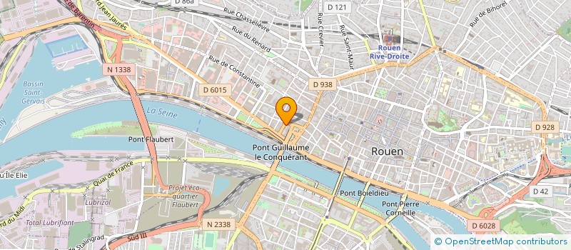 localisation de l'entreprise ATTITUDE à ROUEN